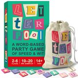 Tipsy Chicken Letterpool: Yetişkinler, Aile, Gençler, Trivia, Kelime ve Kart Oyunları Karışımı, Eğlenceli ve Öğrenmesi Kolay Oyun Gecesi için Yetişkin Parti Oyunları