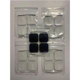 TıpTeknikMarket 5 Paket, 20 Adet Tens Elektrod Pedi 5x5 Cm Extra Güçlendirilmiş Yapışkanlı Dayanıklı Köpük Yüzey