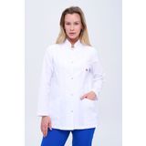 TIPTEKS Kadın Hakim Yaka Ceket Boy Doktor - Öğretmen Önlüğü