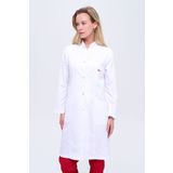TIPTEKS Kadın Hakim Yaka Uzun Boy Doktor - Öğretmen Önlüğü