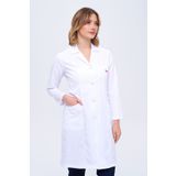 TIPTEKS Uzun Boy Kadın Gömlek Yaka Doktor - Öğretmen Önlüğü.
