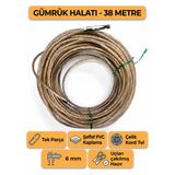 Tır Dorse Kamyon Konteyner Gümrük Halatı Galvanizli Çelik Tel 36 Metre 6Mm
