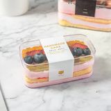 Tiramisu Cup 300Cc 24 Adet Kapaklı Sert Plastik Şeffaf Renk