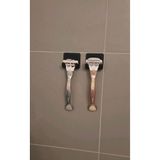 Tıraş Bıçağı Düzenleyici Yapışkanlı Banyo Jilet Organizeri 2 ADET Mor