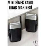 Tıraş Makinesi Mini Sinek Kaydı Şarjlı Taşınabilir Paslanmaz Çelik Mir93388583