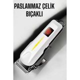 Tıraş Makinesi Profesyonel Saç ve Sakal Kesme Milim Ayarlı Dijital Göstergeli - Lisinya