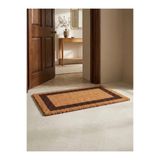 tiritoğluhome 50 x 90 cm Kahverengi Koko Paspas Kaymaz Taban Kapı Önü İç/Dış Mekan