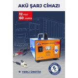 Tır/kamyon Akü Şarj Cihazı 12 Volt 60 Amper - 5 Yıl Garanti