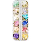 Tırnak Charm Tırnak Süsleme Seti Nail Art Charms Protez Tırnak Süsleme Objeleri - 3498
