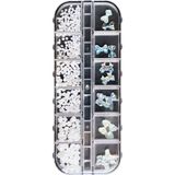 Tırnak Charm Tırnak Süsleme Seti Nail Art Charms Protez Tırnak Süsleme Objeleri - 3502