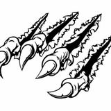 Tırnak İzi Canavar Oto Sticker Yapıştırma