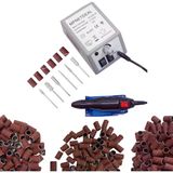 Tırnak Makinesi Efile Elektrikli Tırnak Matkap Tırnak Törpüsü Kiti, Akrilik Tırnaklar İçin, Poli Jel Tırnak Sanatı, Salon Kullanımı Veya Ev Kullanımı İçin (Gri Setb)