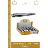 #Tırnakmakası Paslanmaz Çelik Profesyonel Manikür Pedikür Seti Büyük Boy Keskin 12'Li Tırnak Makası