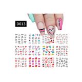 tırnakmania Su transferli nail art sticker D013 (53012-1) 4003