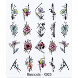 Tırnakmania Su Transferli Nail Art Sticker X023 (49831-23)