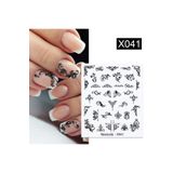 tırnakmania Su transferli nail art sticker X041 (49831-41) 3903
