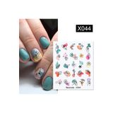 tırnakmania Su transferli nail art sticker X044 (50127-2) 3906