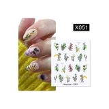 tırnakmania Su transferli nail art sticker X051 (50127-9) 3911