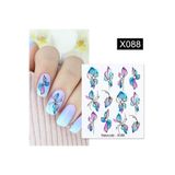 Tırnakmania Su Transferli Nail Art Sticker X088 (52340-8) 3929