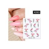 tırnakmania Su transferli nail art sticker X093 (52340-13) 3934