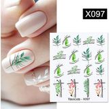 Tırnakmania Su Transferli Nail Art Sticker X097 (52340-17)