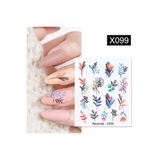 tırnakmania Su transferli nail art sticker X099 (52340-19) 3940