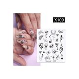 Tırnakmania Su Transferli Nail Art Sticker X109 (53013-9)