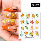 Tırnakmania Su Transferli Nail Art Sticker X121 (53013-21)