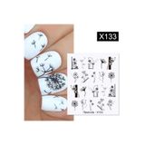 Tırnakmania Su Transferli Nail Art Sticker X133 (53622-9) 3965