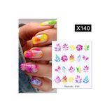tırnakmania Su transferli nail art sticker X140 (53925-6) 3972