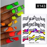 Tırnakmania Su Transferli Nail Art Sticker X143 (53925-9)