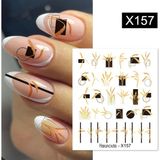 Tırnakmania Su Transferli Nail Art Sticker X157 (55344-12)