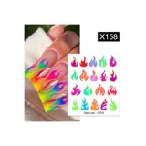 Tırnakmania Su Transferli Nail Art Sticker X158 (55344-13) 3988