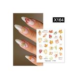 Tırnakmania Su Transferli Nail Art Sticker X164 (55344-19) 3994
