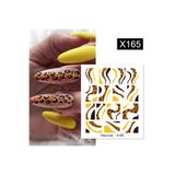 Tırnakmania Su Transferli Nail Art Sticker X165 (55344-20)