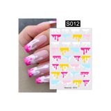 Tırnakmania Üç Boyutlu Yapışkanlı Sticker S012 (53790-6) 4040