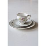 Tirschenreuth, Dek. Hackefors Vintage Çay Fincanı Seti 3 Parça - 200 ml