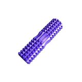Tırtıklı Foam Roller Masaj Köpüğü Köpük Rulo Yuvarlama Köpüğü Omurga Uyumlu 45 Cm MOR