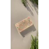 Tırtıklı Yıldız Glitterli Dikdörtgen Şekil Kitap Defter Ayracı Epoksi El Yapımı Hediyelik