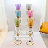 Tırtıl Home Paşabahçe Symphony Kadeh Yarım Lüster 6 Renk - Renkli - 175 ml