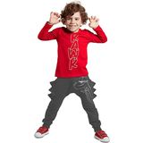 Tırtır Dino Erkek Çocuk Kışlık T-shirt Pantolon Takım