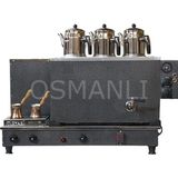 Tiryaki 3 Demlikli Gri Elektrikli Çay Kazanı