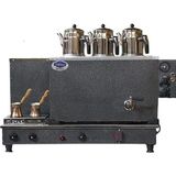 Tiryaki 3 Demlikli Statik Tam Otomatik Çay Kazanı (LPG+Elk) Semaver Çaymakinesi CE BELGELİ - Gri