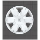 Tisa Renault Megane Caraibes 15" Jant Kapağı 4'lü Takım JKR010
