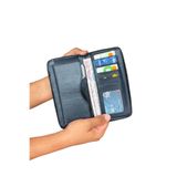 Tisaati Premium Serisi Lüks Deri Özel Üretim Dikey Telefon Bölmeli Fermuarlı Erkek Cüzdanı