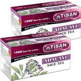 Tisan 2 Kutu Adaçayı Bitki Çayı 20 Süzen Poşet x 2 Çay