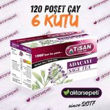 Tisan Adaçayı 6 Kutu 120 Poşet Çay