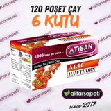 Tisan Alıç Çayı | 6 Kutu | 120 Poşet Çay - Bitki Çayı