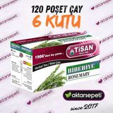 Tisan Biberiye Çayı | 6 Kutu | 120 Poşet Çay - Bitki Çayı