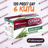Tisan Biberiye Çayı 6 Kutu 120 Poşet Çay